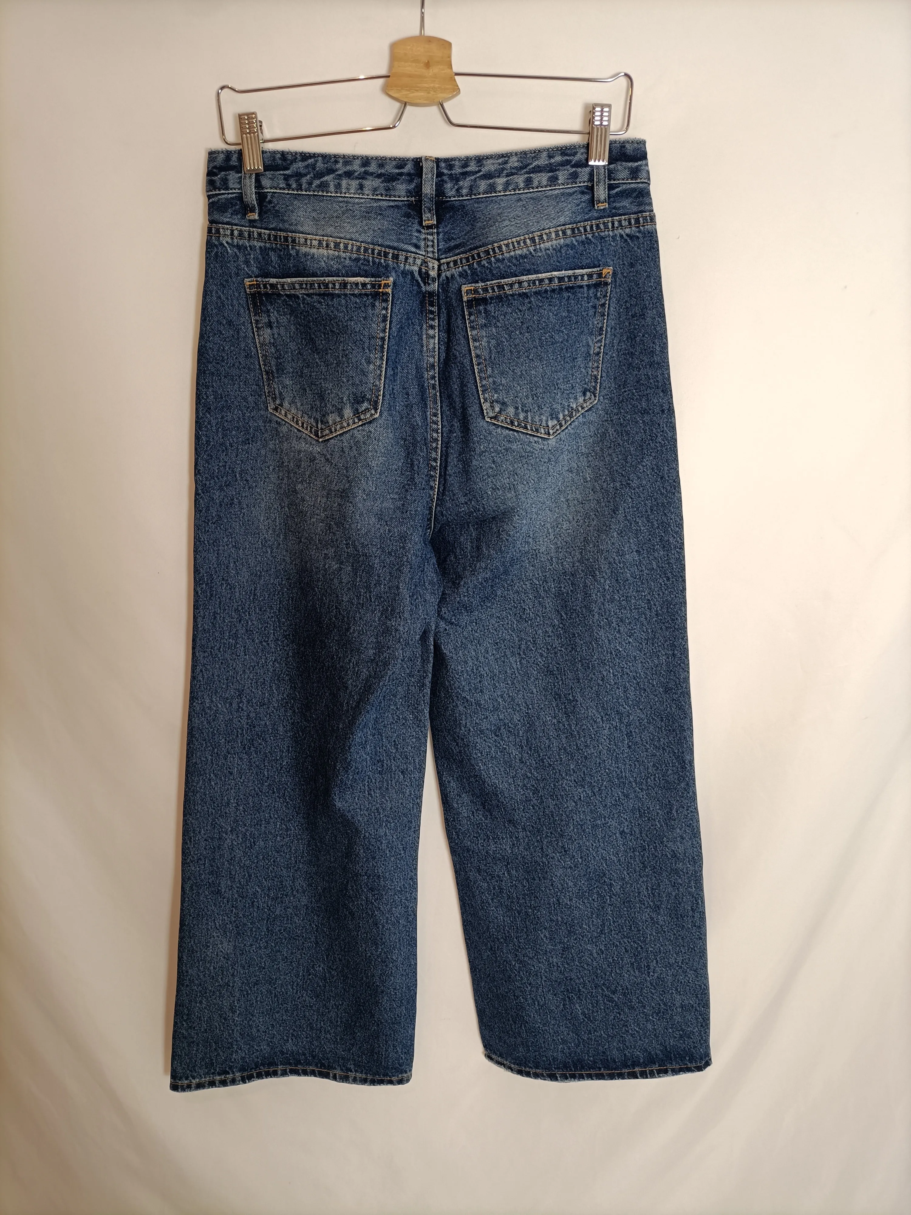 3D DENIM. Pantalón denim botones T.m/42