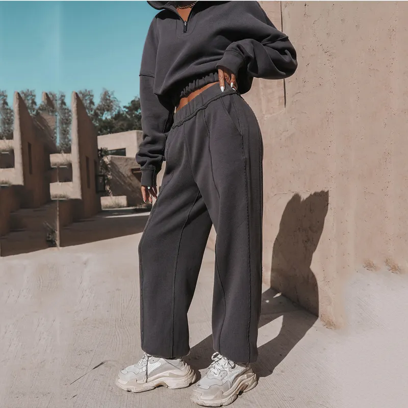 A133 Juego de sudaderas con capucha de ocio de la moda de la moda con el logotipo 3D Sports Sports+ Jogger Sweats Pantalones