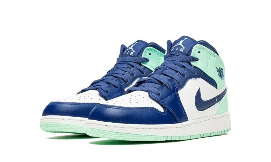 Air Jordan 1 Mid Blue Mint (GS)