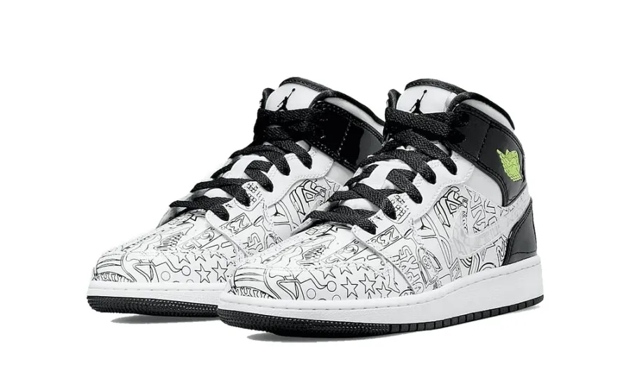 Air Jordan 1 Mid DIY (GS)