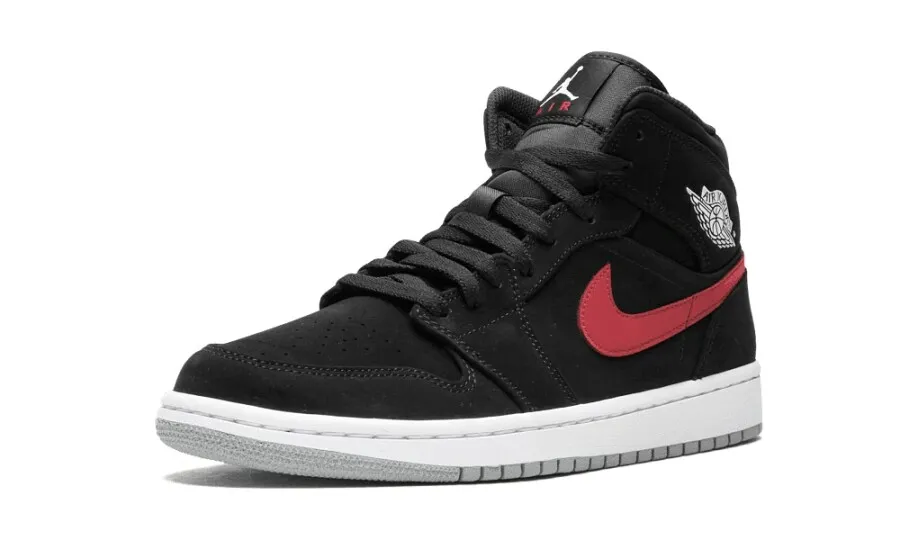 AIR JORDAN 1 MID MULTICOLOR SWOOSH BLACK