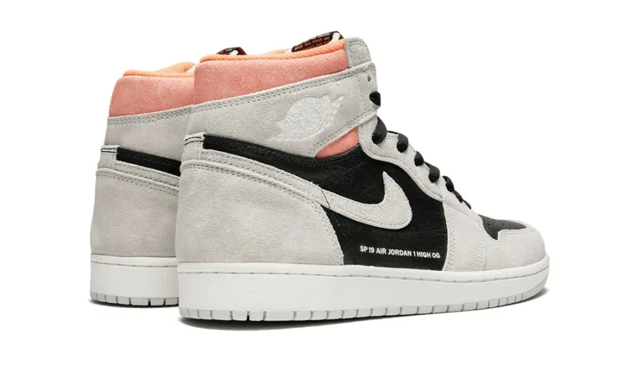 Air Jordan 1 Retro High OG Neutral Grey/Hyper Crimson