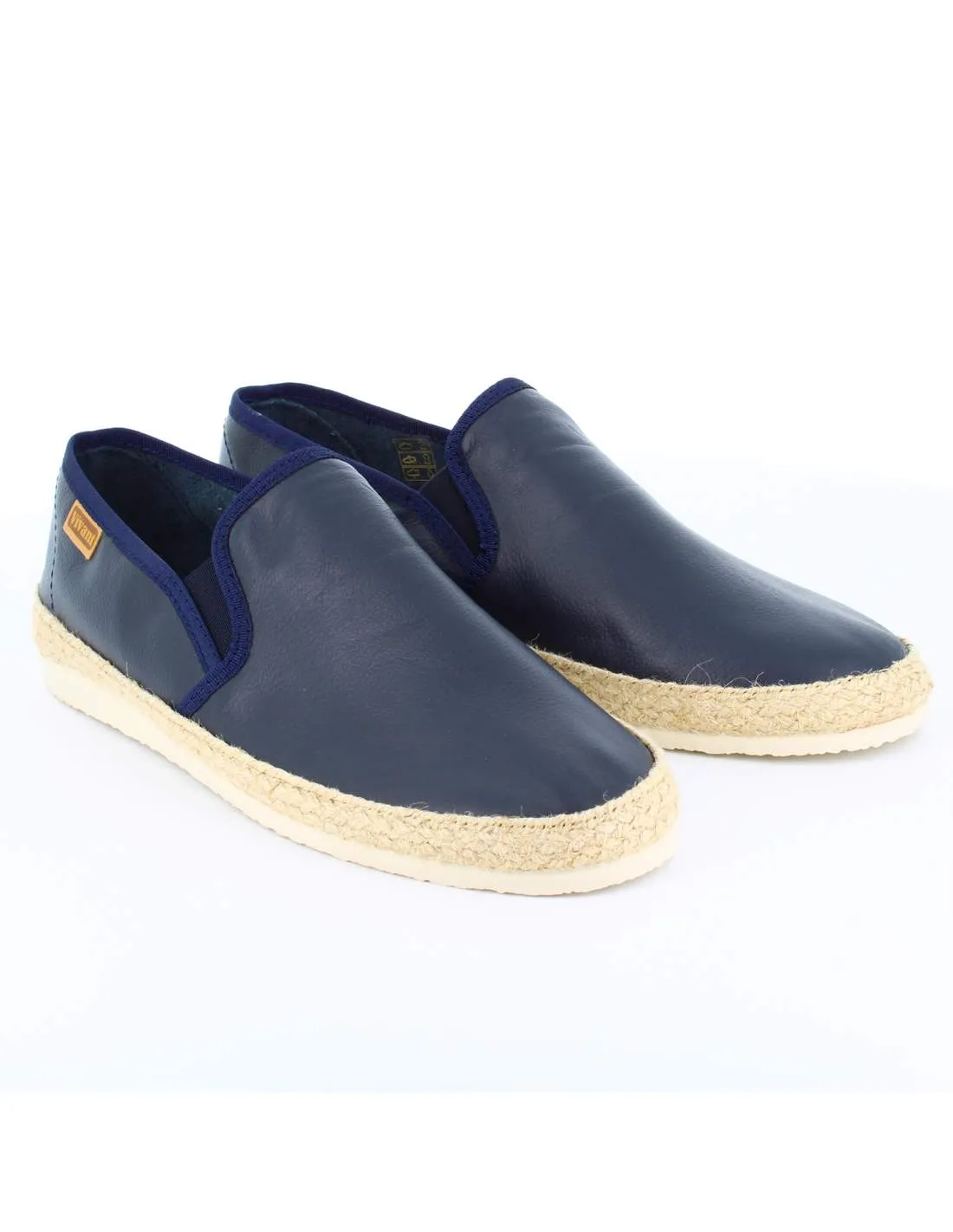 Alpargatas Hombre Piel Sauvage Marino