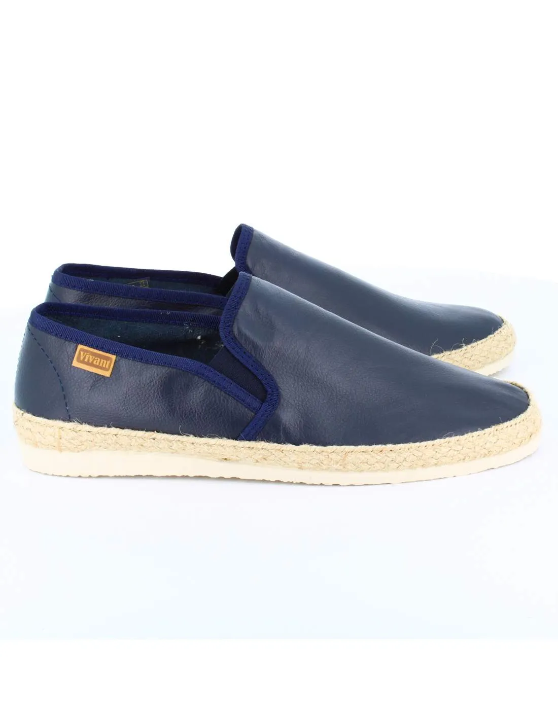 Alpargatas Hombre Piel Sauvage Marino