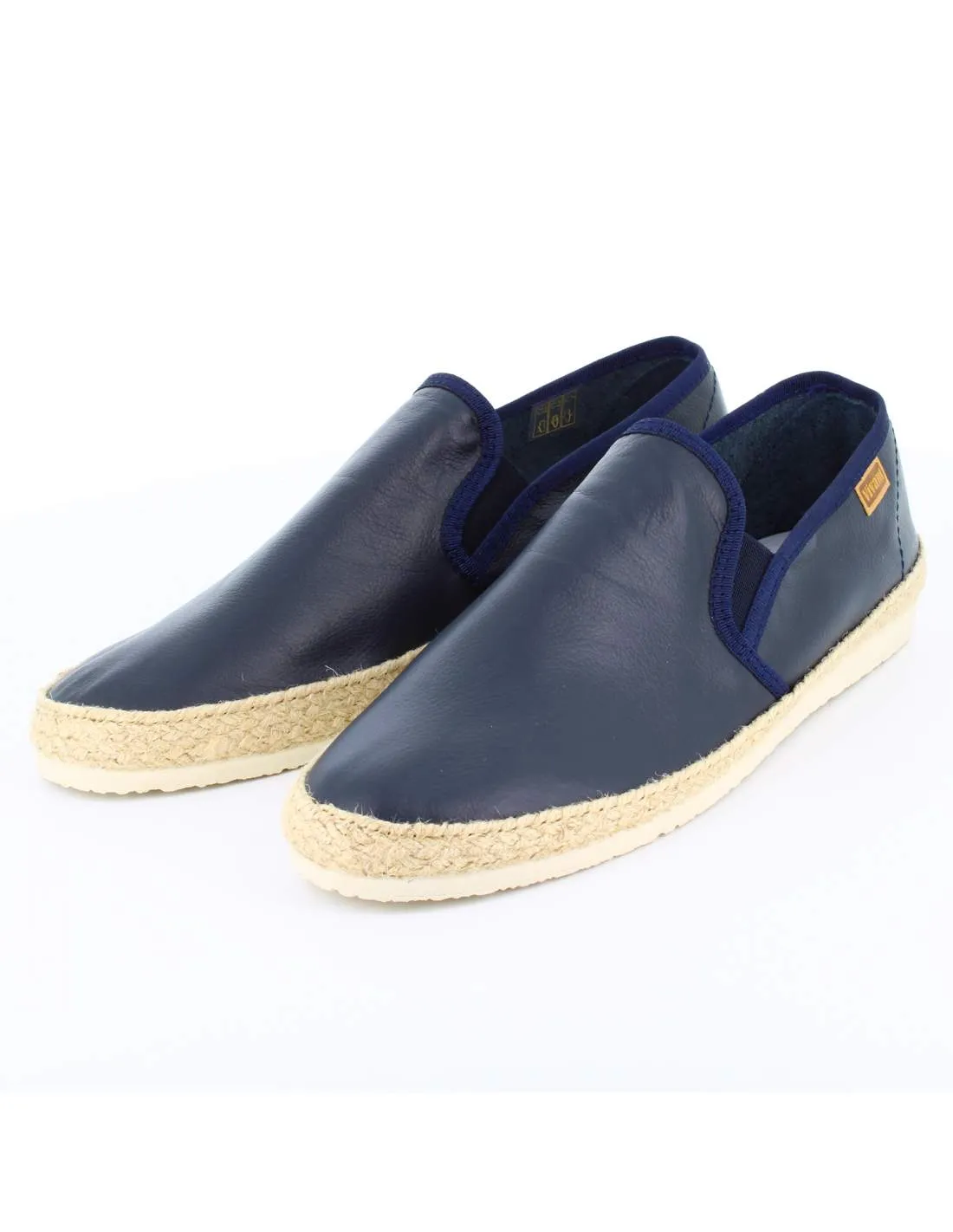 Alpargatas Hombre Piel Sauvage Marino