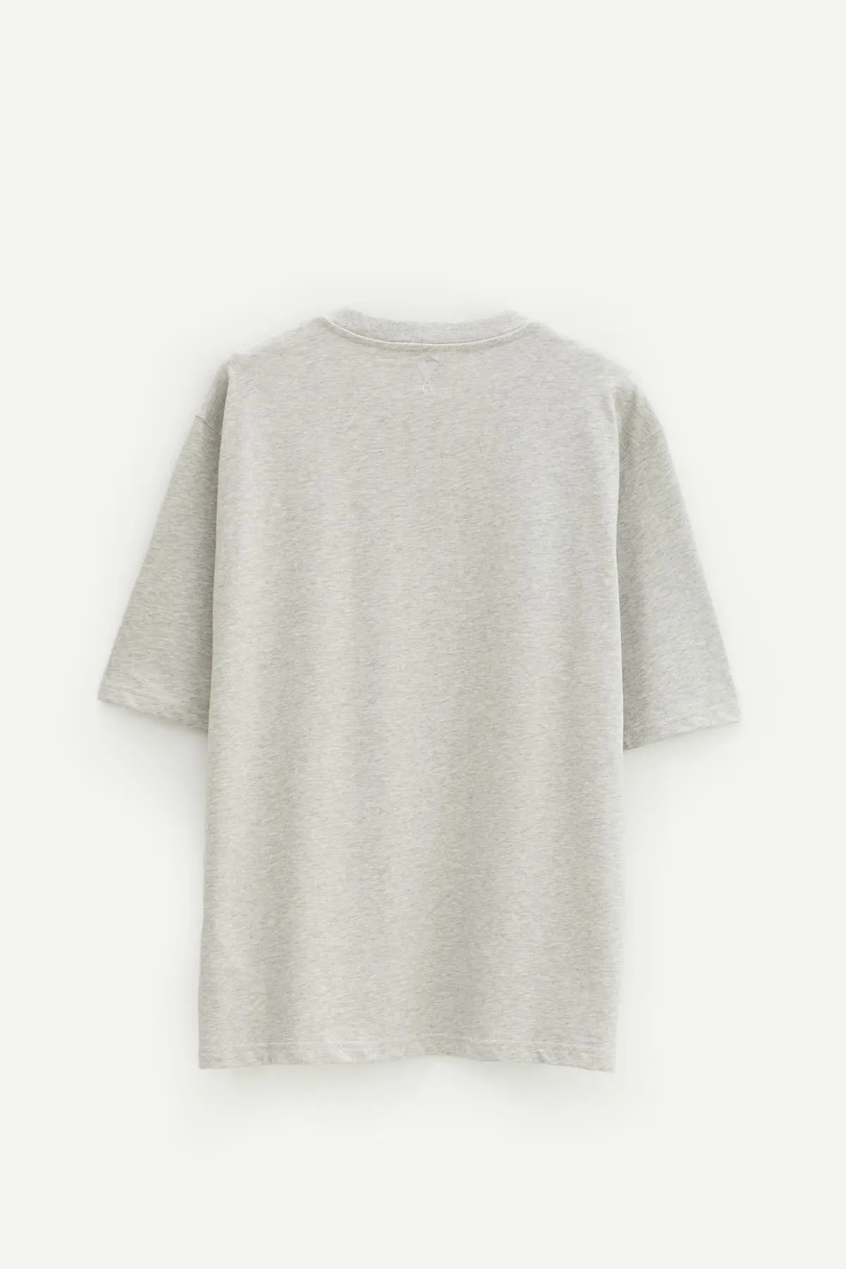 AMI HEATHER GREY AMI ALEXANDRE MATTIUSSI TSHIRT
