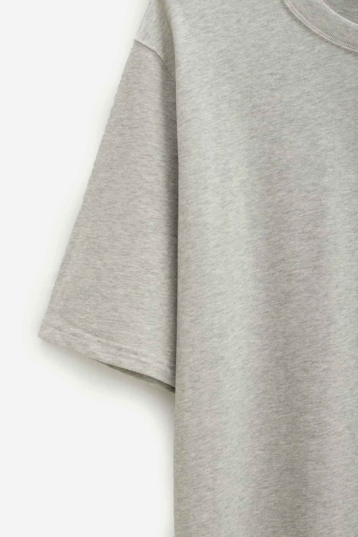 AMI HEATHER GREY AMI ALEXANDRE MATTIUSSI TSHIRT