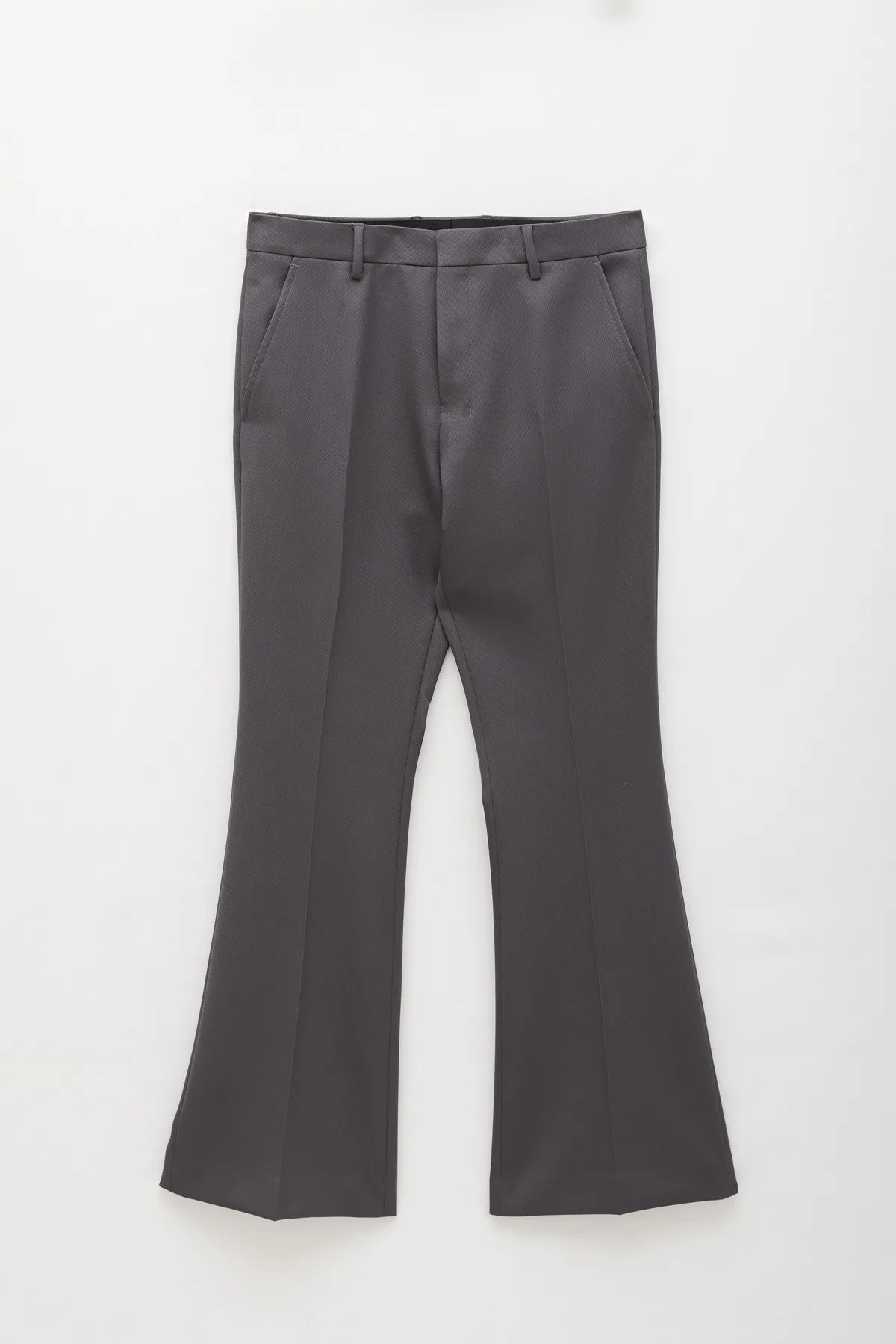 AMI STONE GREY FLARE FIT TOURSERS