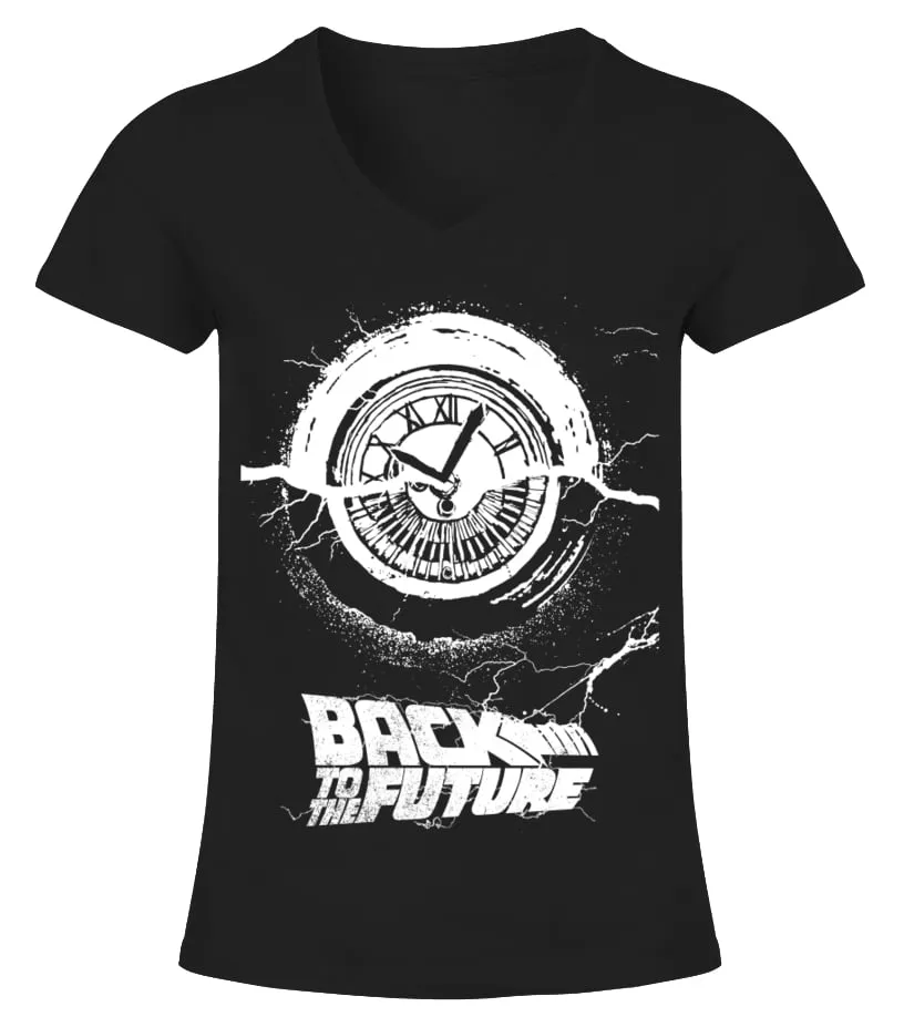 Back To The Future [1985] BK (39) Camiseta cuello pico Mujer