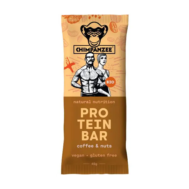 Barrita chimpanzee Protein Bar Café y nueces 40 g