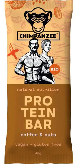 Barrita chimpanzee Protein Bar Café y nueces 40 g