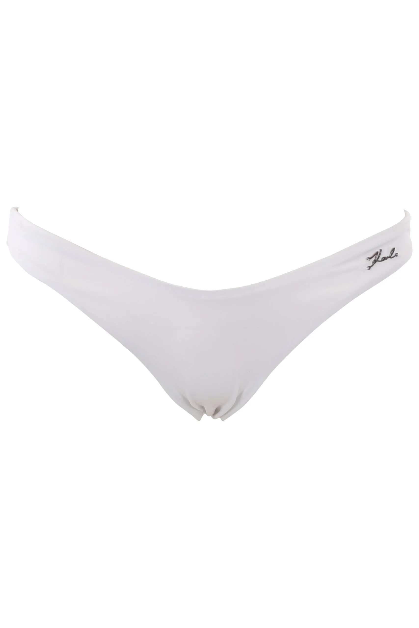 Bañador blanco con logo 