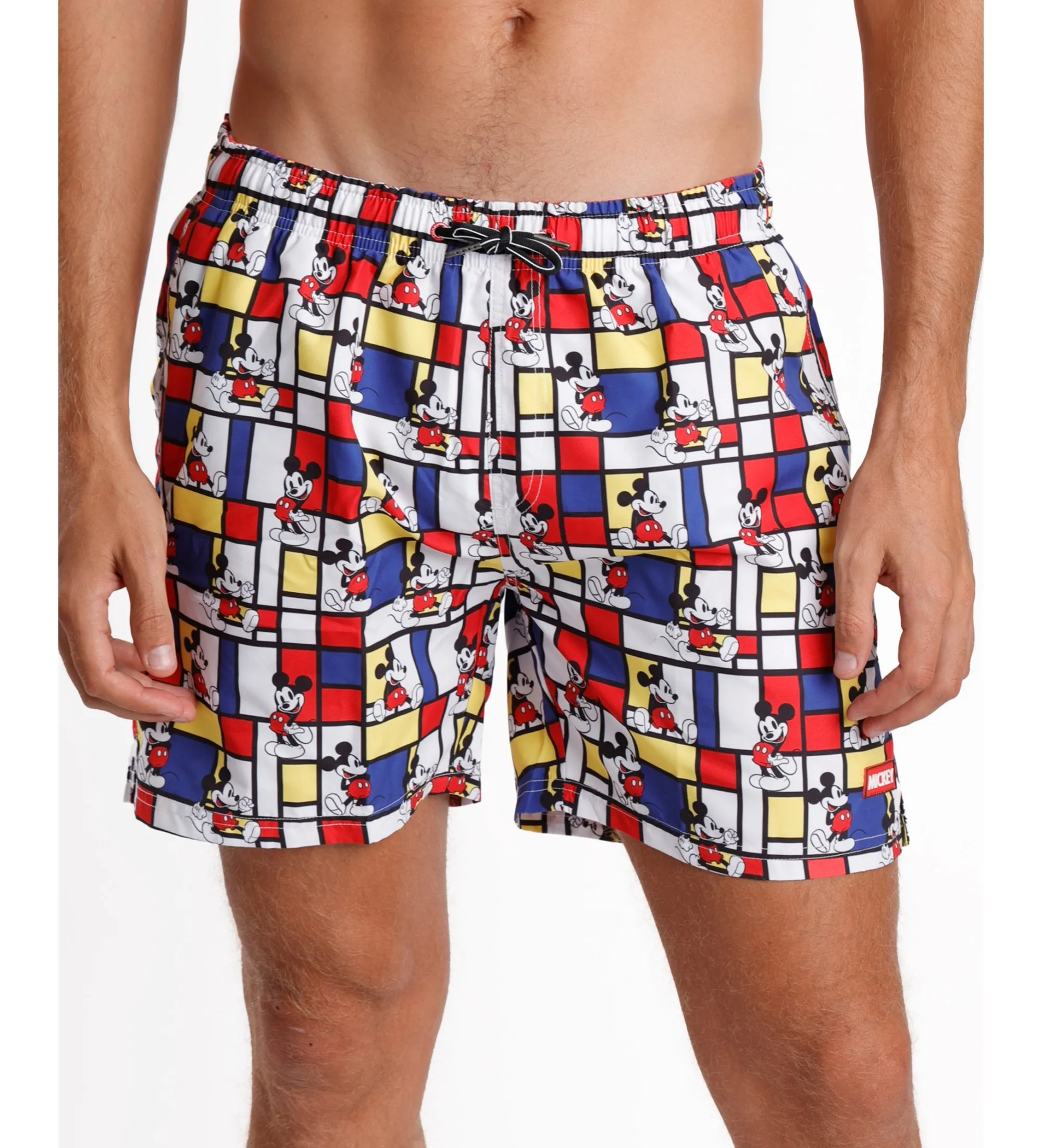 Bañador Mickey Mondrian multicolor