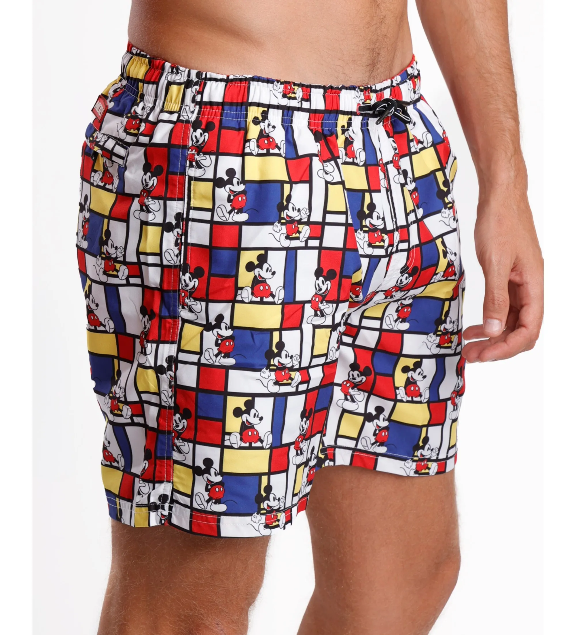 Bañador Mickey Mondrian multicolor