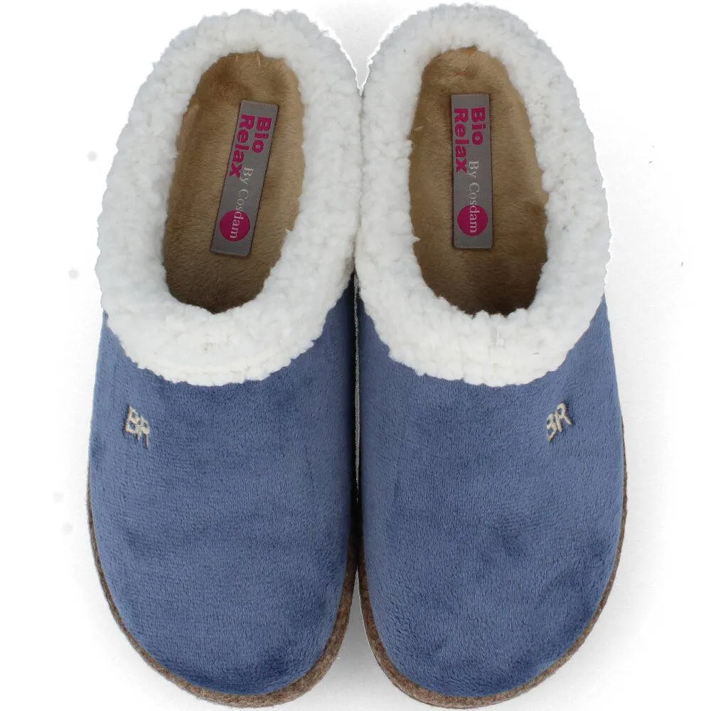 BIORELAX  ZAPATILLAS DE CASA CALENTITAS ABIERTAS AZAFATA