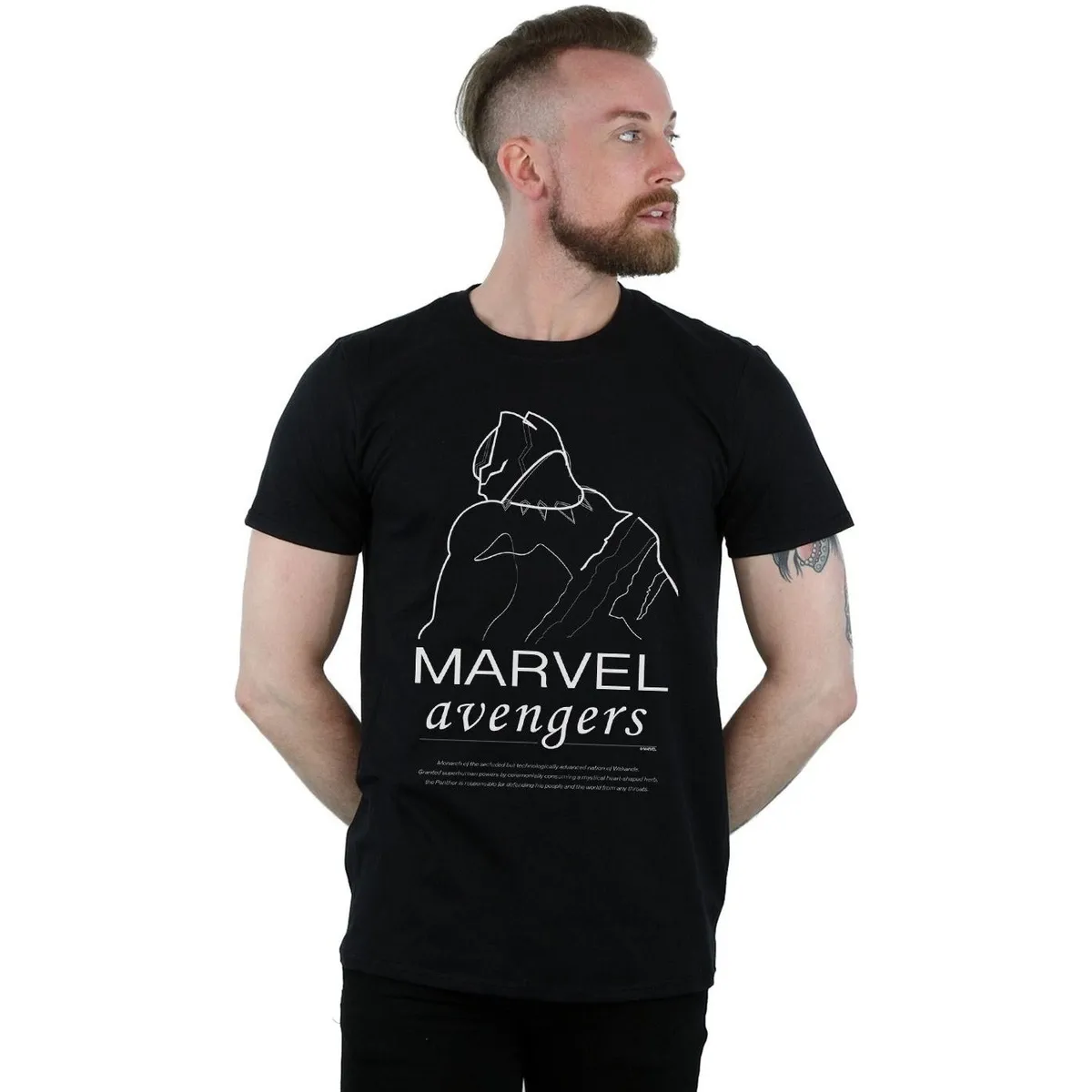 Black Panther Single Line