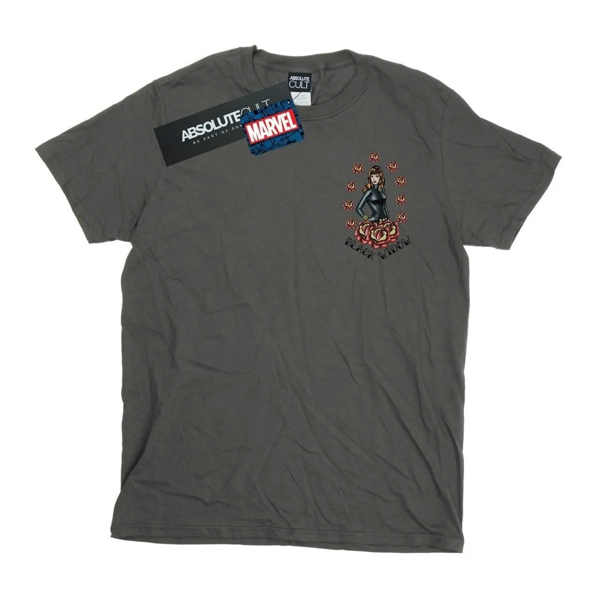 Black Widow Tattoo Breast Print