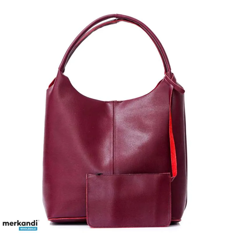 Bolsos de mujer y hombre de cuero genuino