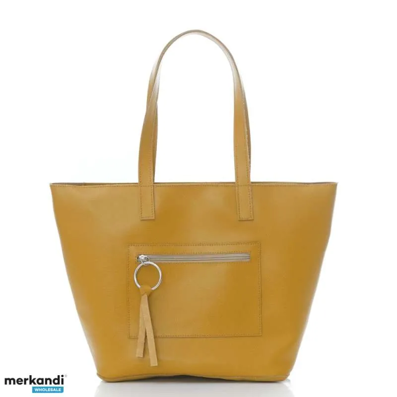 Bolsos de mujer y hombre de cuero genuino