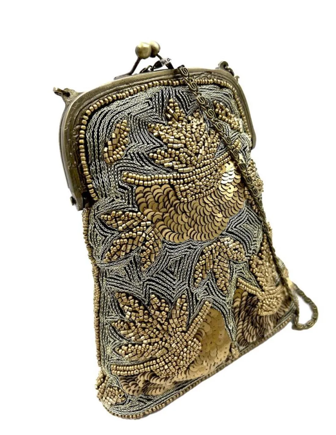 BOLSOS VINTAGE ORO VIEJO DE FIESTA Y NOCHE