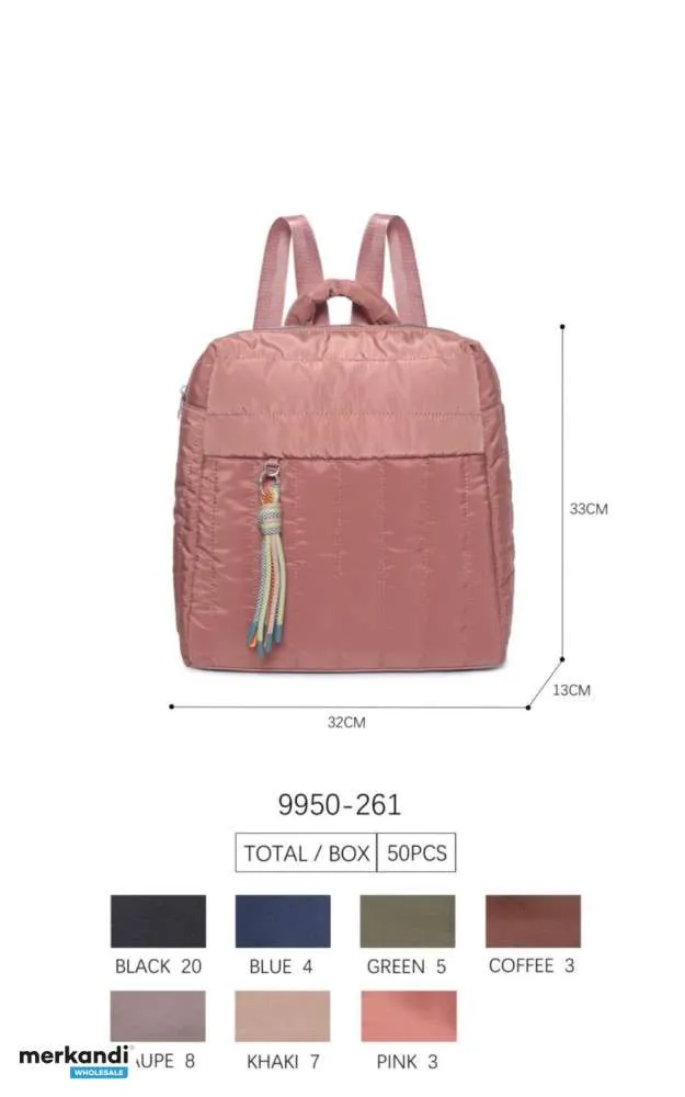 Bolsos y Mochilas Khloe. Diseños y colores Surtidos
