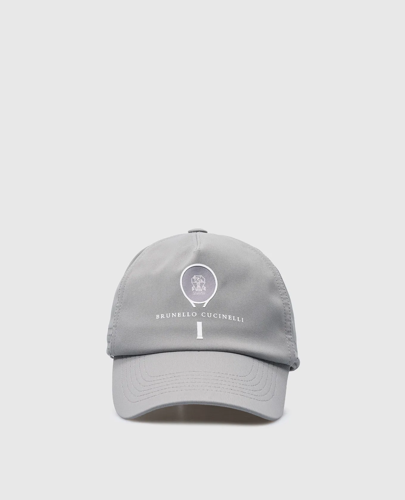 Brunello Cucinelli Gray cap with logo print