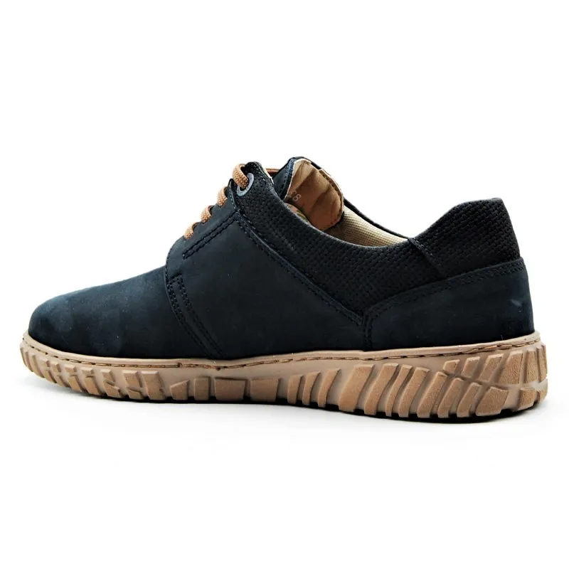 CALLAGHAN Mope 18508 Azul y cuero Zapato casual cordones hombre