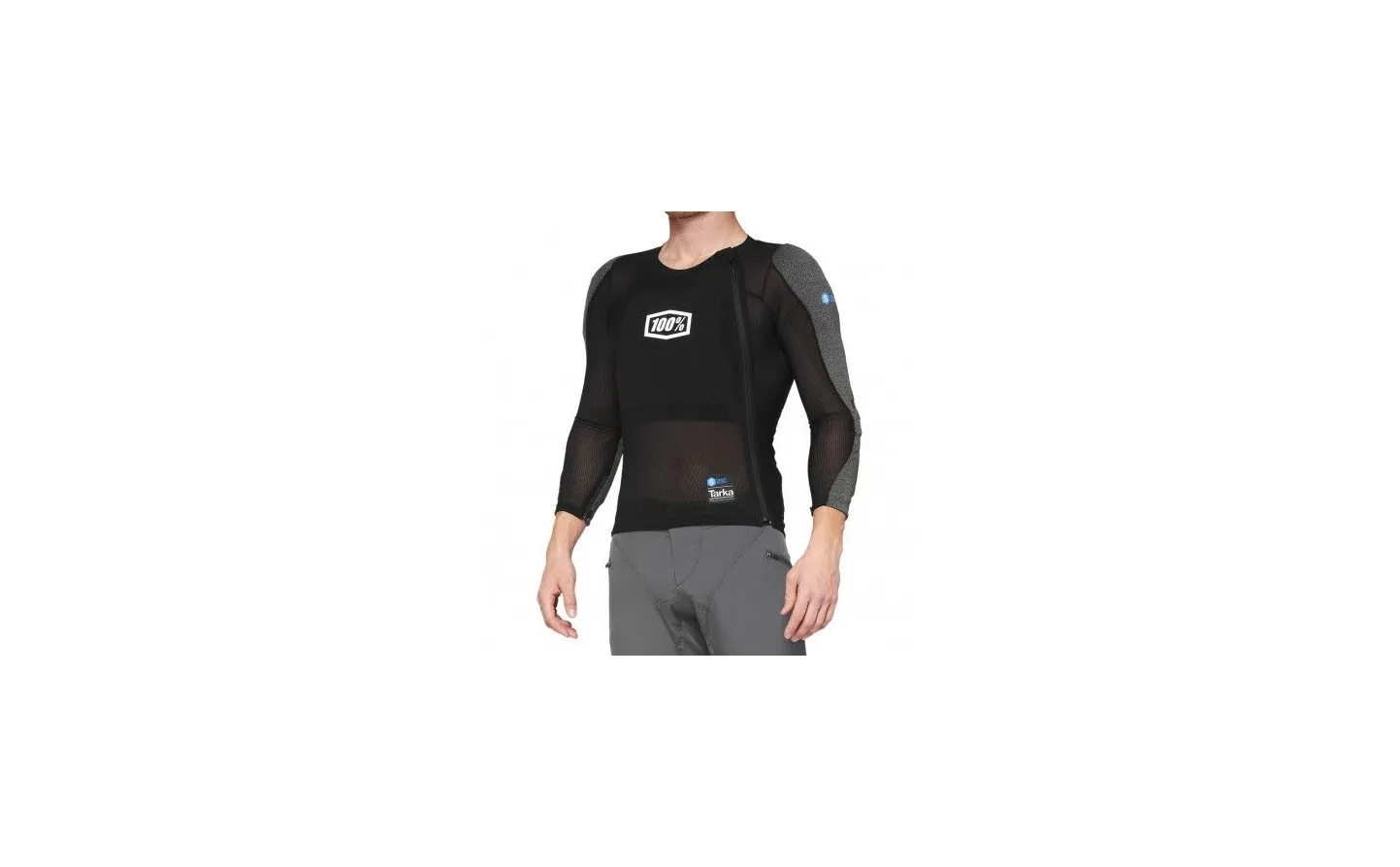 Camiseta 100% Tarka Manga Larga Negro |7001000004|