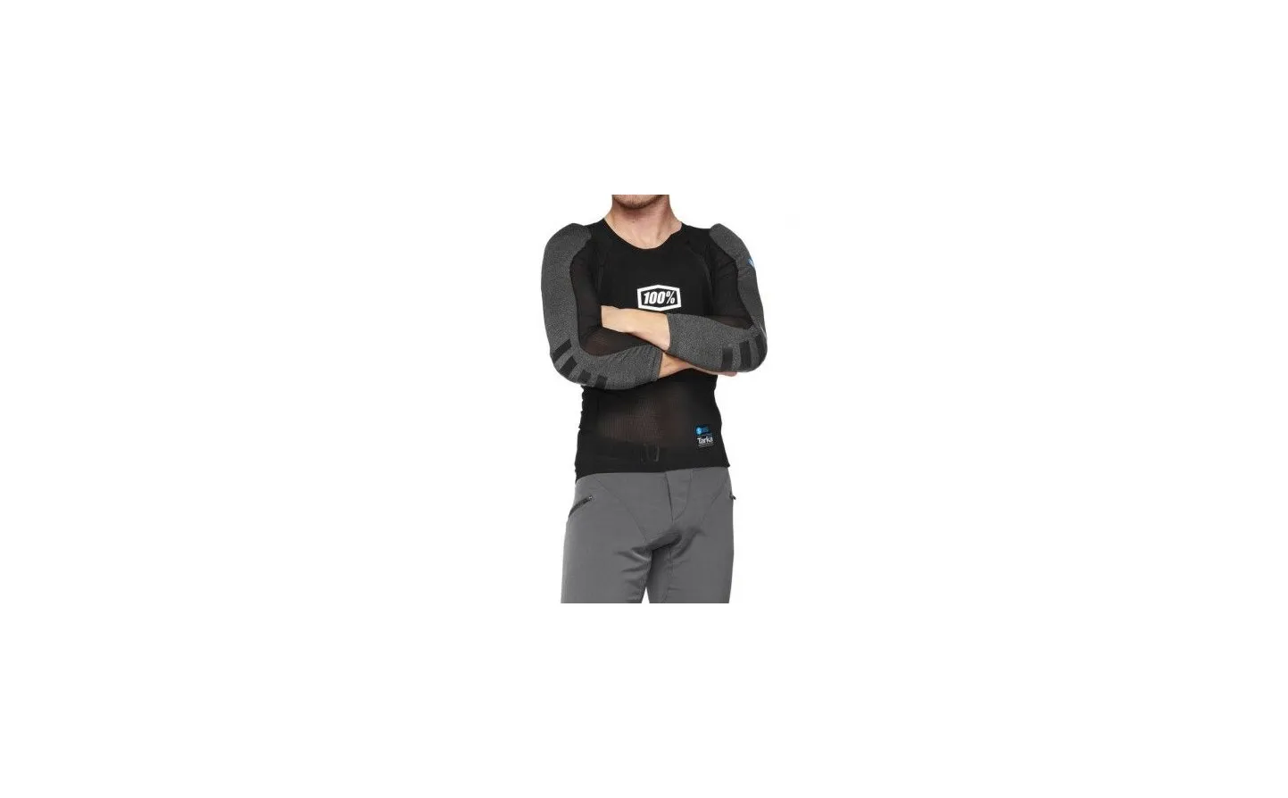 Camiseta 100% Tarka Manga Larga Negro |7001000004|