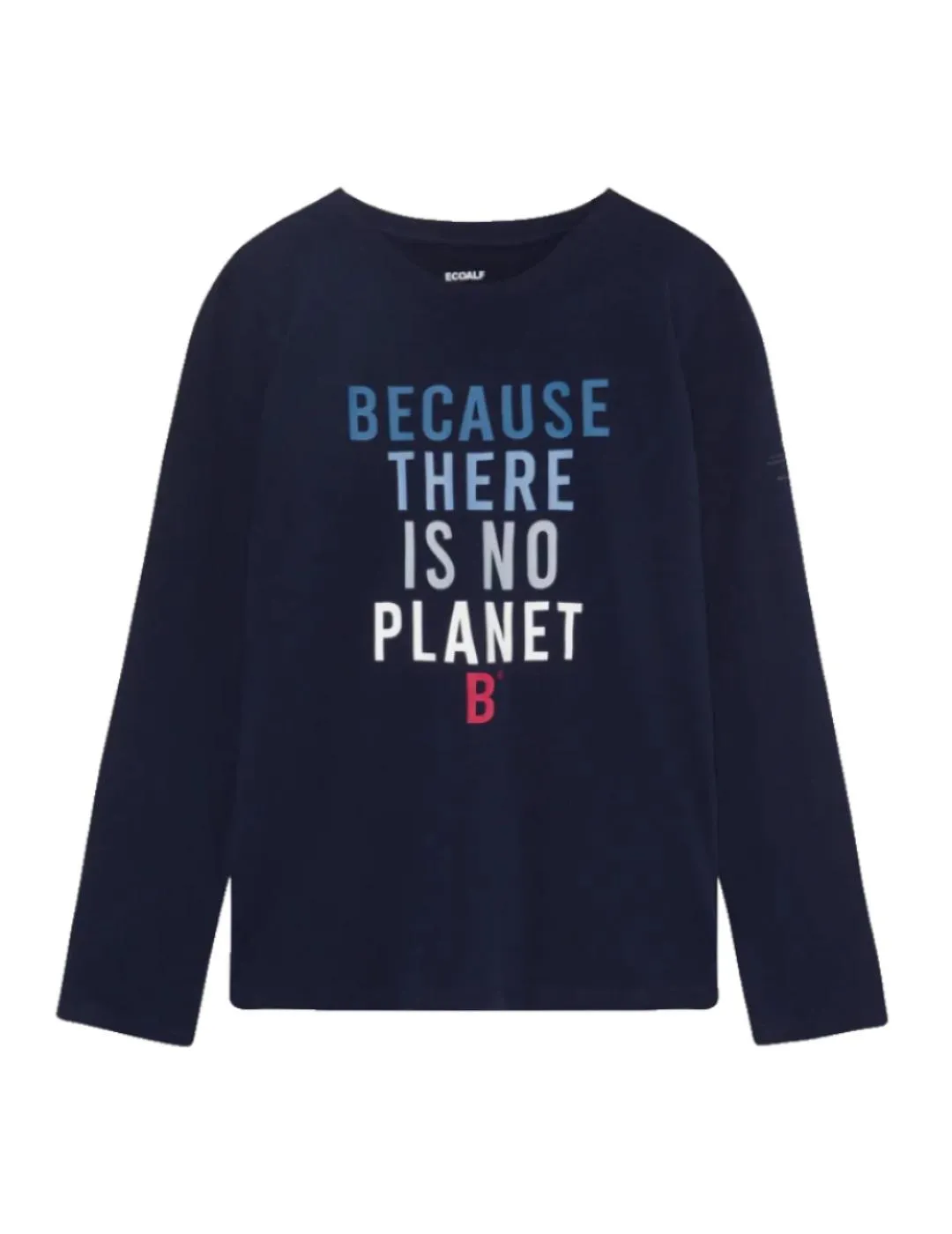 Camiseta Becausealf azul Ecoalf