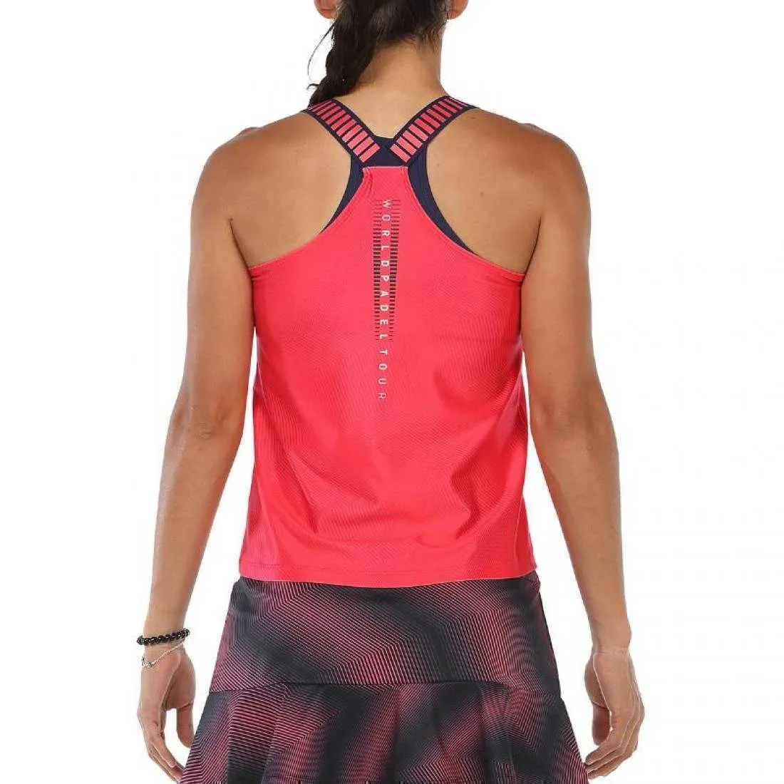 Camiseta Bullpadel WPT Revenga Carmesi Fluor | Bullpadel