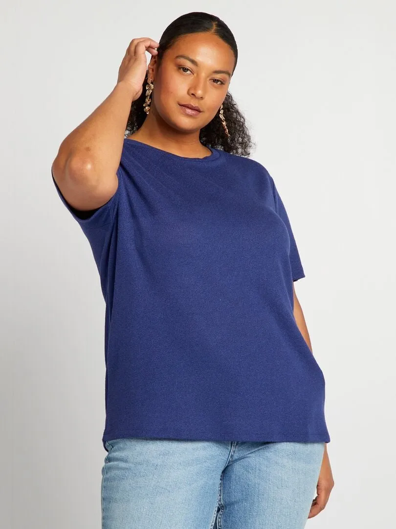 CAMISETA CLáSICA VAPOROSA  AZUL