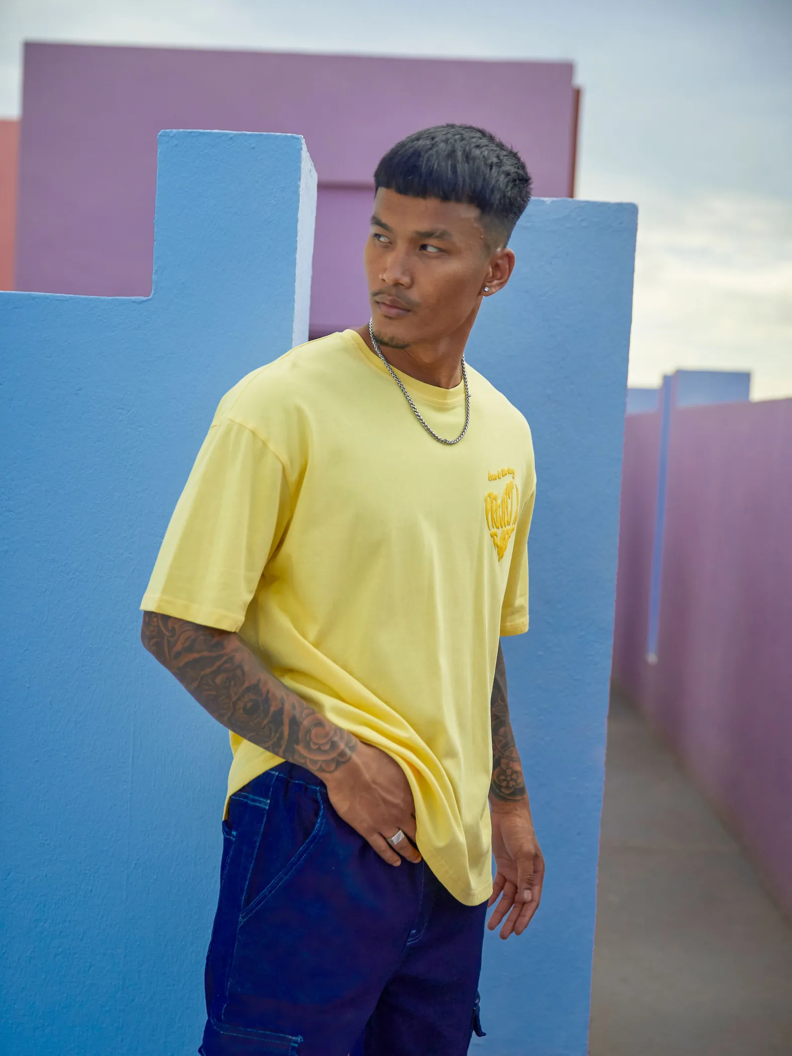 Camiseta corazón de Project X Paris