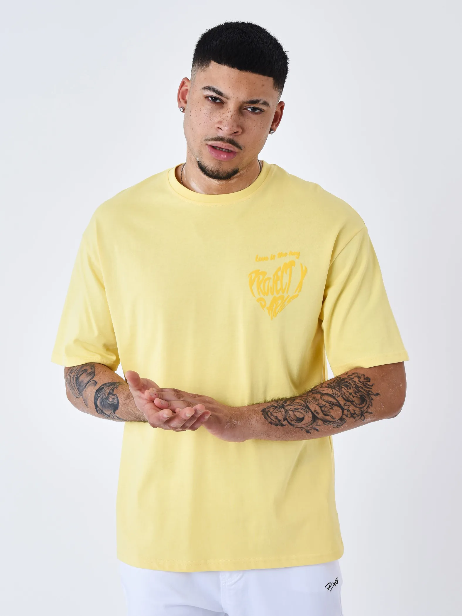 Camiseta corazón de Project X Paris