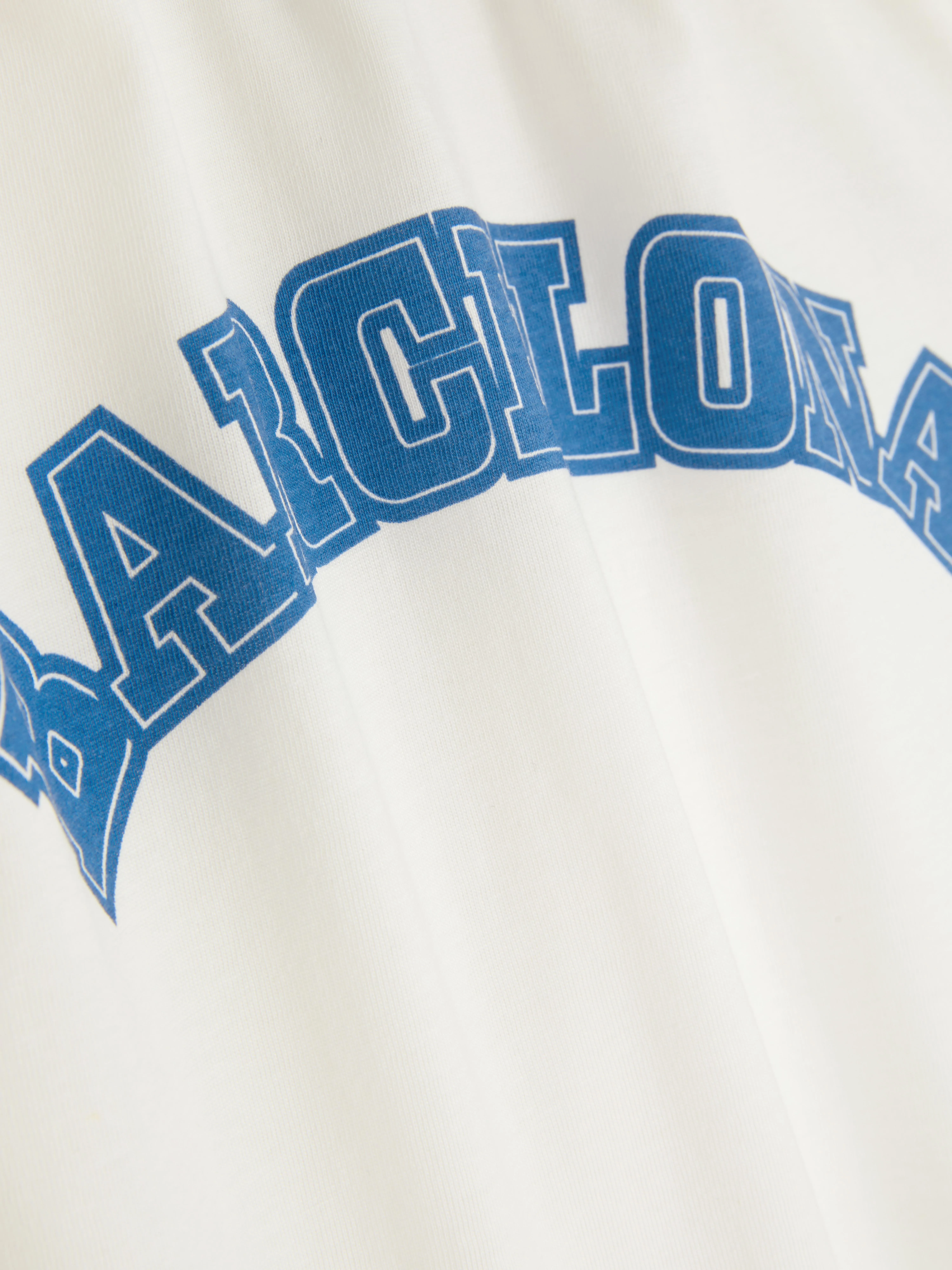 Camiseta de algodón de Barcelona