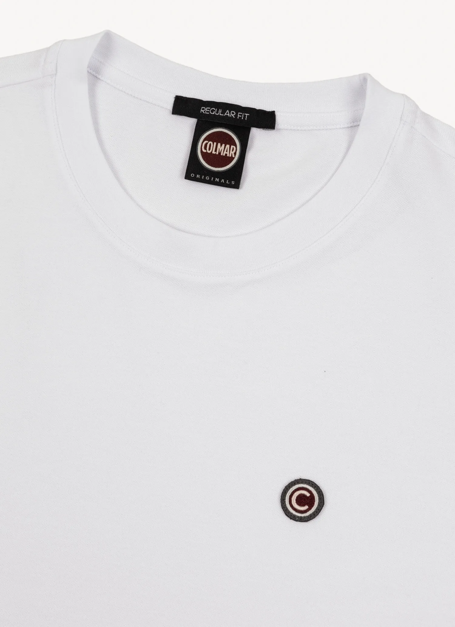 Camiseta de piqué de algodón con aberturas