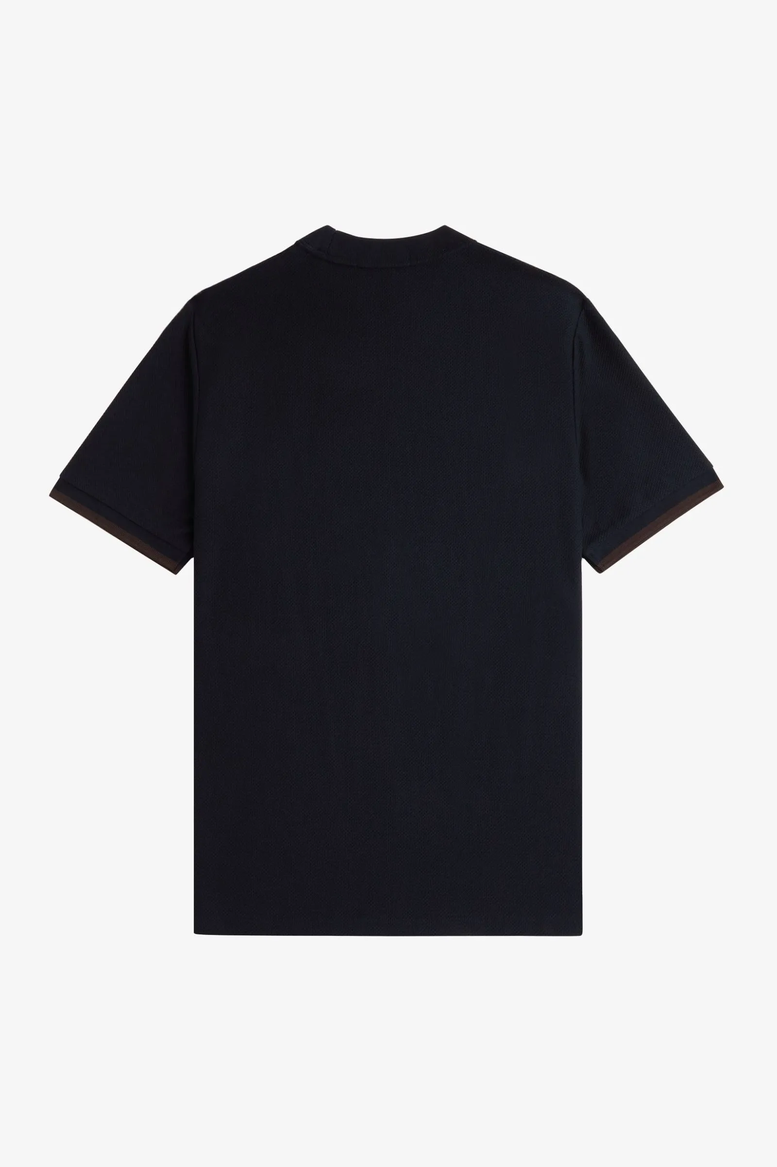 Camiseta de piqué con ribete en los puños