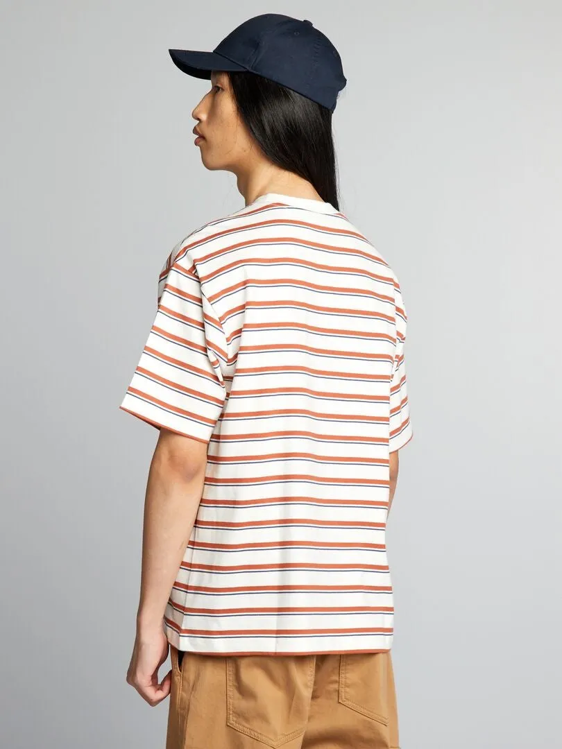 CAMISETA DE RAYAS  BLANCO