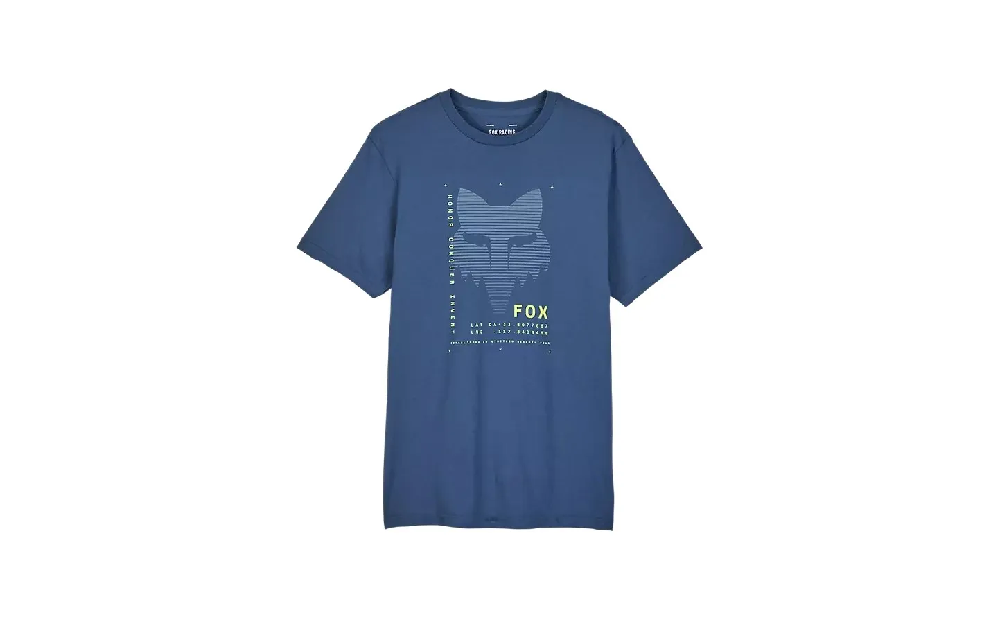 CAMISETA FOX PREMIUM DISPUTE AZUL |32064199|