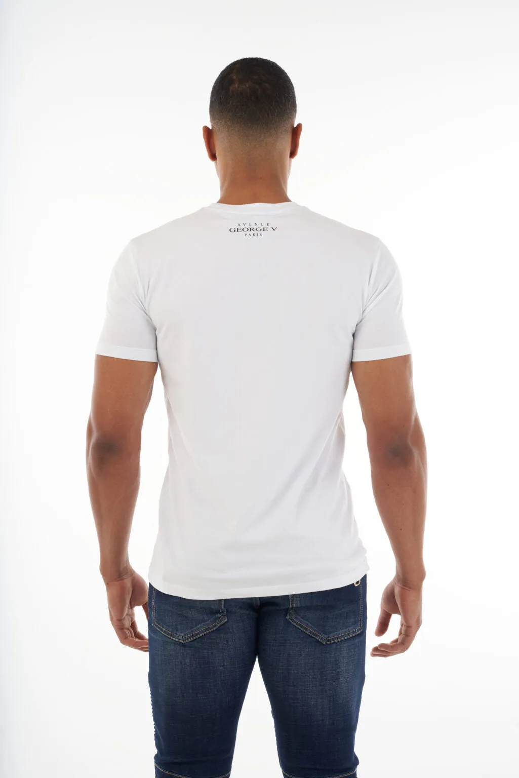 CAMISETA GEORGE V  GV2511 WHT/OLIVE