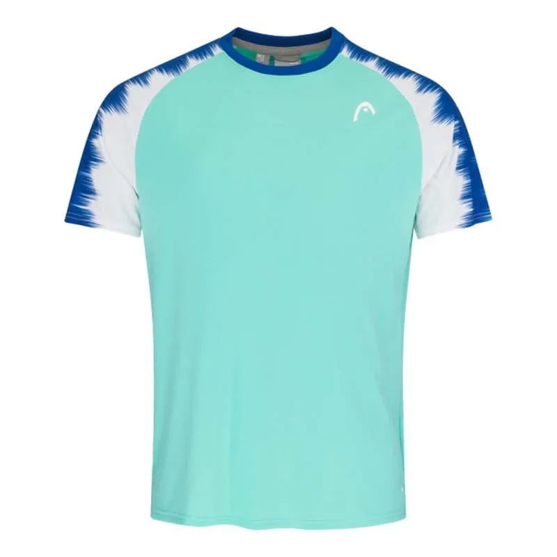 Camiseta Head Topspin Turquesa Print Vision | Head