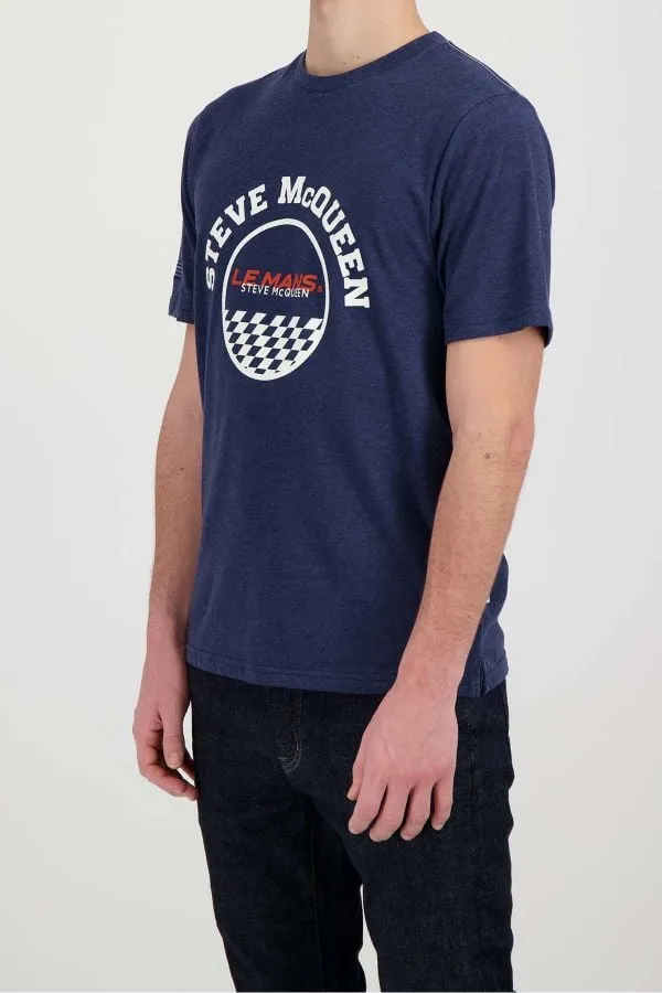 CAMISETA HOMBRE STEVE MCQUEEN TEE SHIRT TSM07120 DARK INDIGO