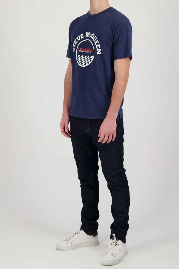 CAMISETA HOMBRE STEVE MCQUEEN TEE SHIRT TSM07120 DARK INDIGO