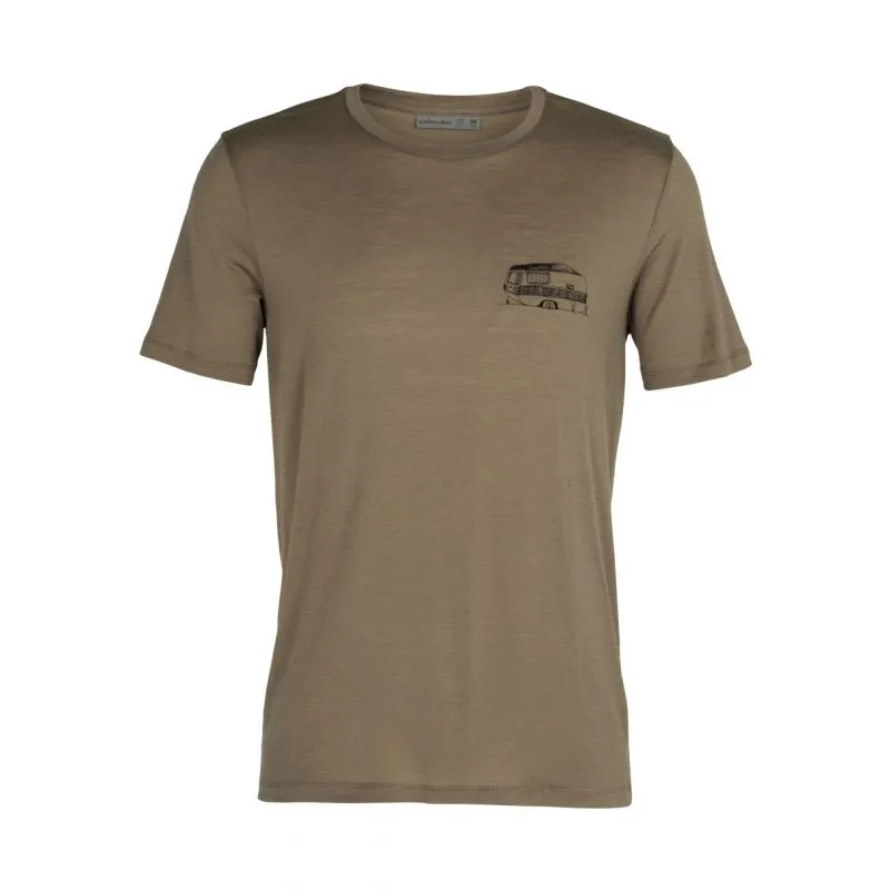 Camiseta Icebreaker Tech Lite Ss Crewe The Good Life (Flint) para hombre