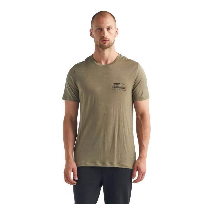 Camiseta Icebreaker Tech Lite Ss Crewe The Good Life (Flint) para hombre