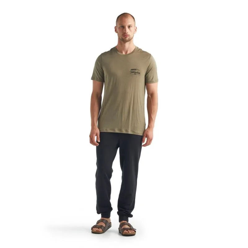 Camiseta Icebreaker Tech Lite Ss Crewe The Good Life (Flint) para hombre