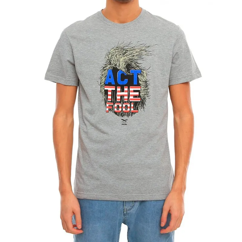 CAMISETA IRIEDAILY ACT THE FOOL GREY / MEL