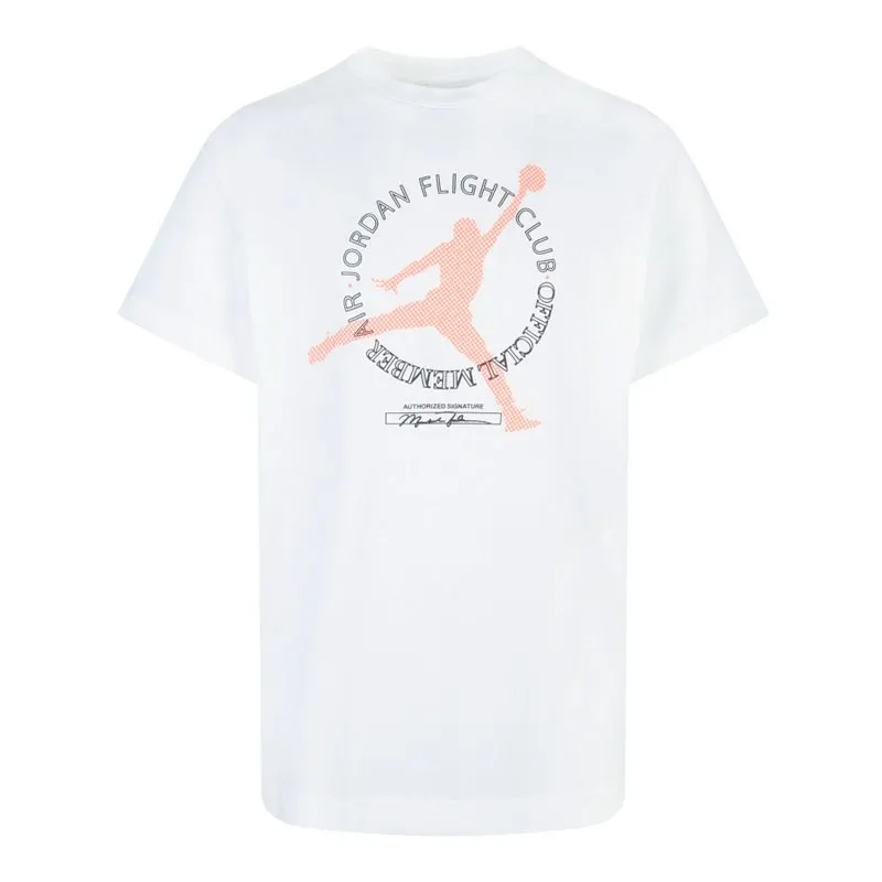 CAMISETA JORDAN FLIGHT OFFICIAL MEMBER BLANCA (JUNIOR)