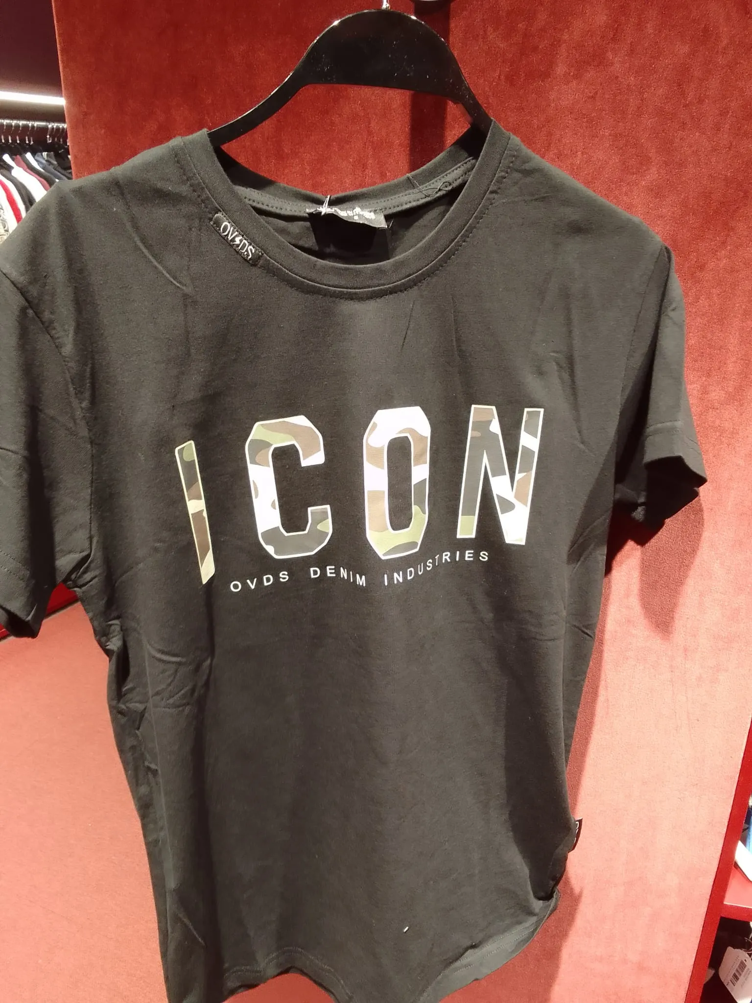 CAMISETA OVDS  21086ARMY NEGRO