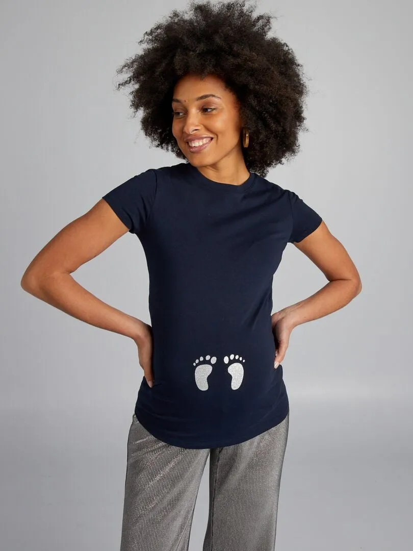CAMISETA PREMAMá  AZUL
